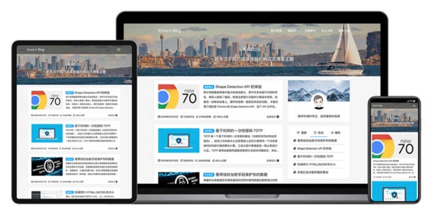 wordpress 简约个人类开源主题,自适应主题:kratos wordpress 简约个人类开源主题,自适应主题:kratos